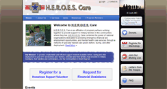 Desktop Screenshot of heroescare.org