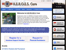 Tablet Screenshot of heroescare.org